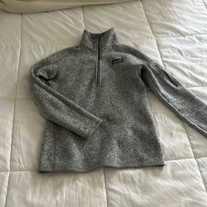 Patagonia quarter zip. Birch white xs. Gently worn.